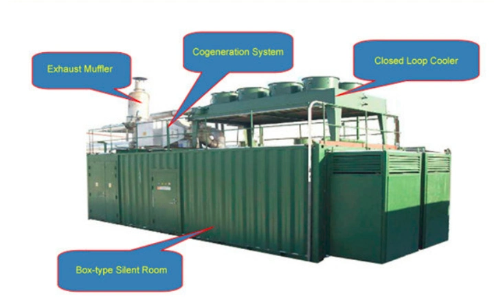 Ce and ISO Approved Green Power 500kw Biomass Generator Set
