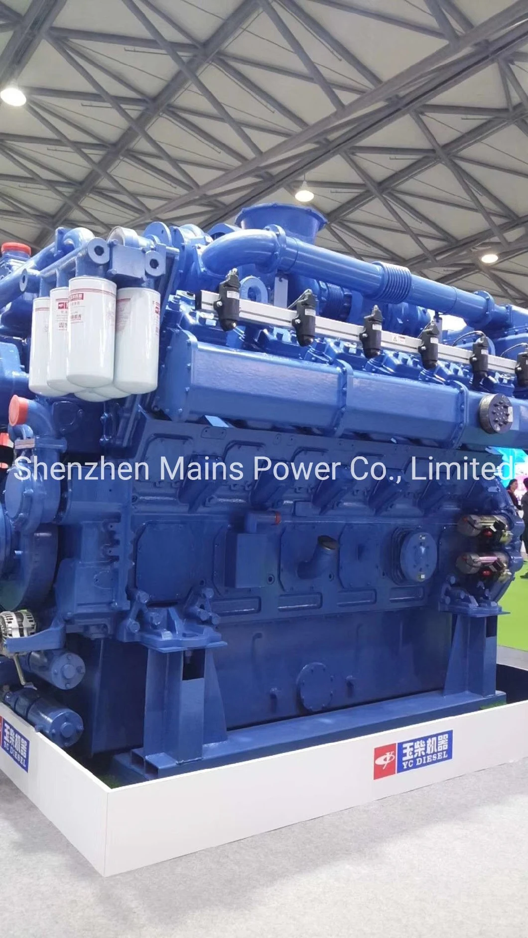 1200kw Natural Gas Generator China Yuchai Brand Gas Power Plant