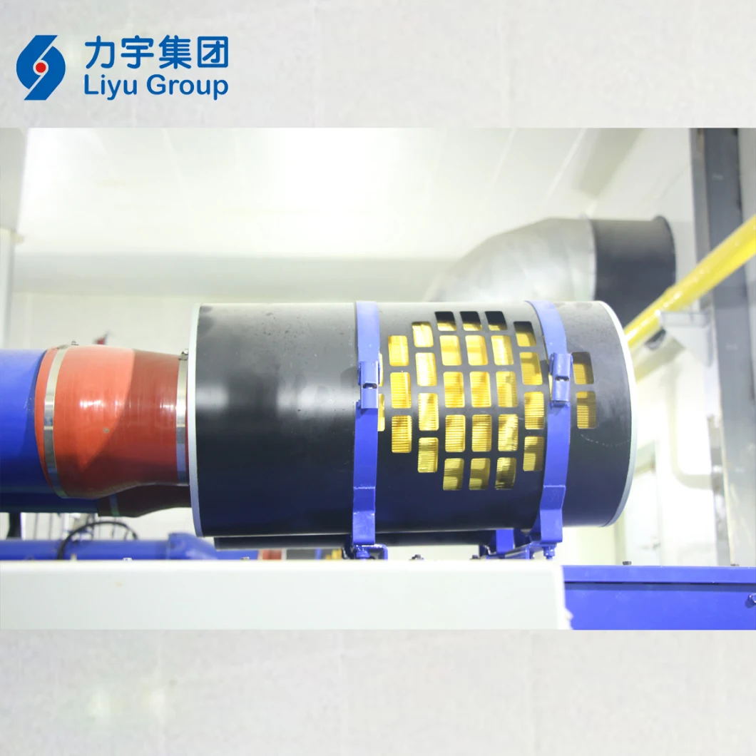 Liyu Gas Power 800kw Low Emission Hv 10.5kv Biomass Gas Engine Generator Set