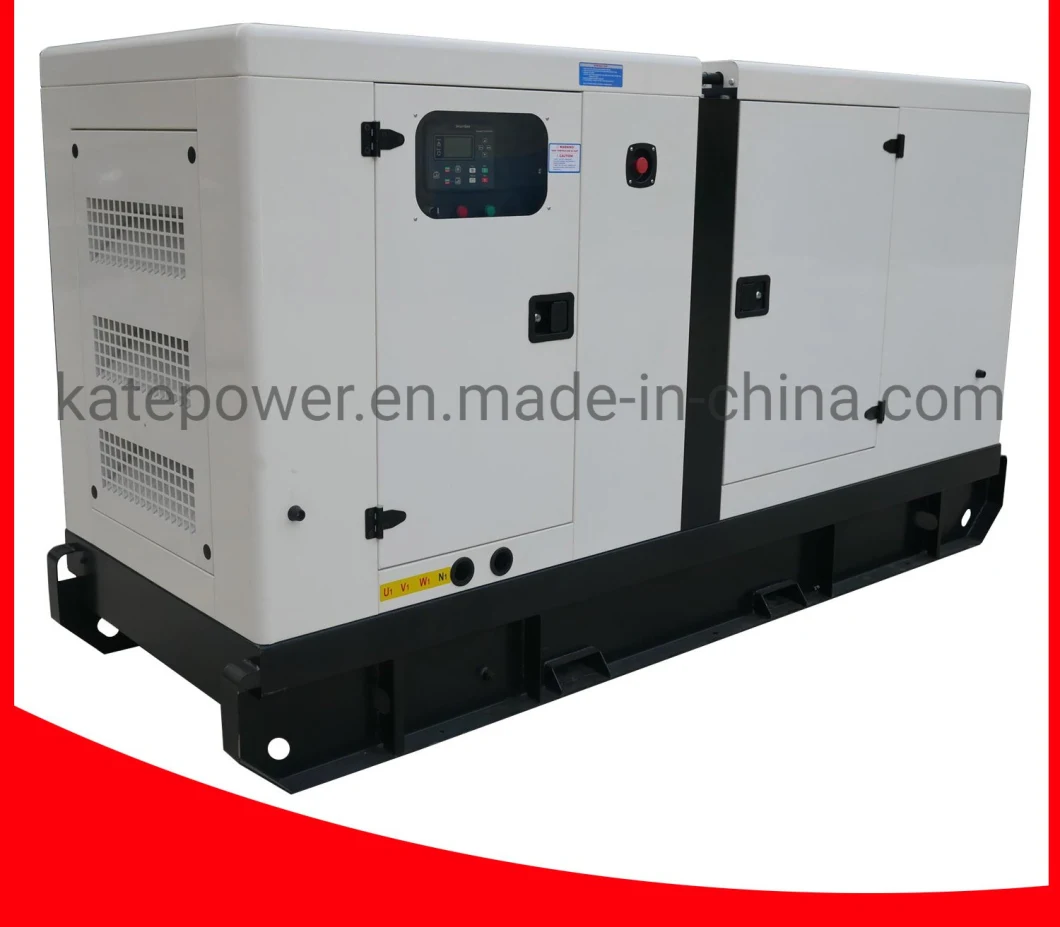 Silent Diesel Generator Set Power Plant 100kVA 80kw with Good Canopy