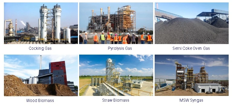 Power Plant of 1-5MW Natural Gas Biogas Gas Syngas Biomass Gas Generator Set