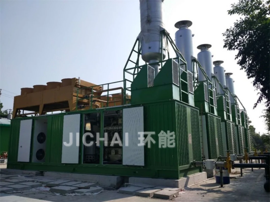 500kw LNG CNG Natural Gas Syngas Genset Biogas CHP Unit Biomass Power Plant Cogeneration
