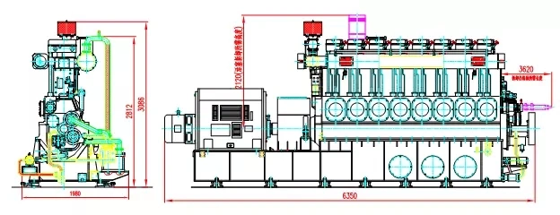 Electric Generator Prime Power 160kw Biomass Generator Set