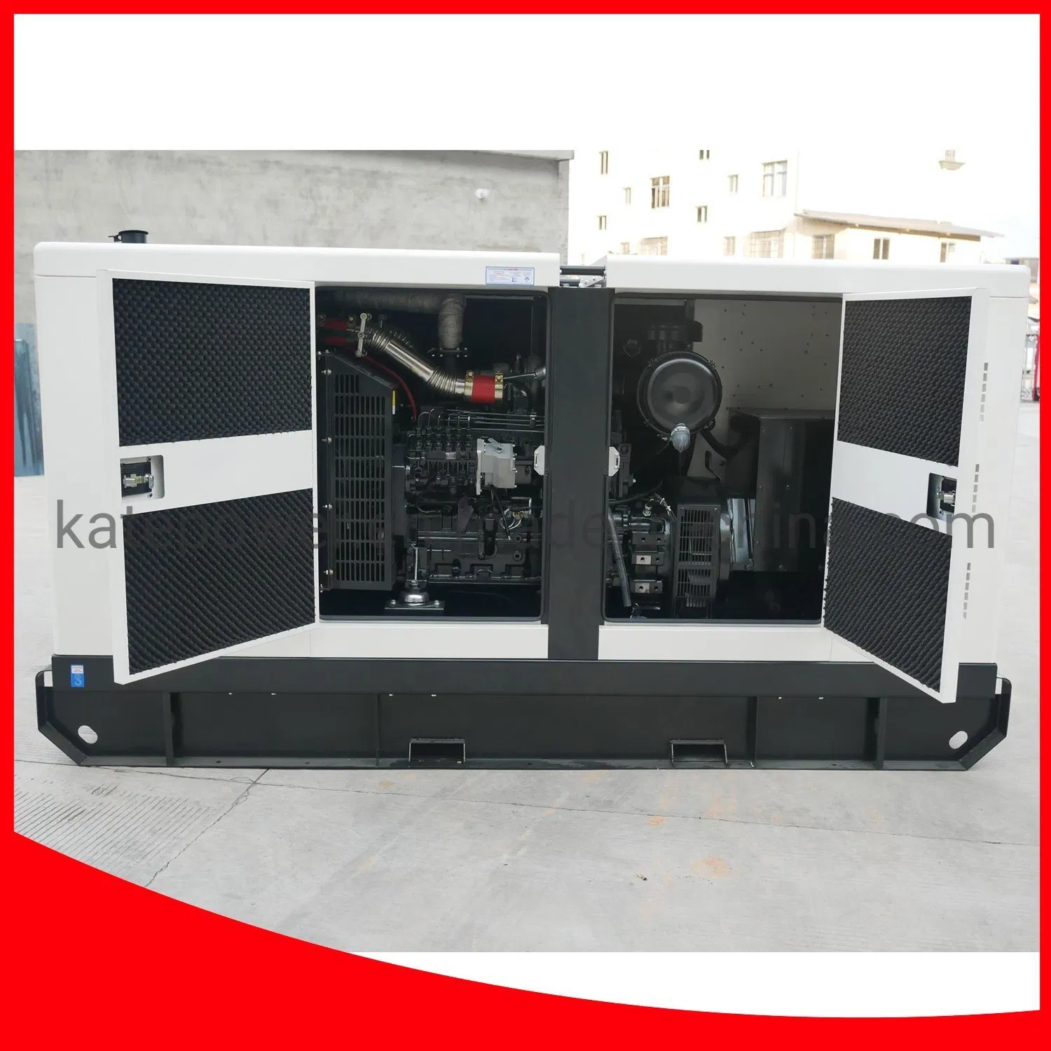 Silent Diesel Generator Set Power Plant 100kVA 80kw with Good Canopy